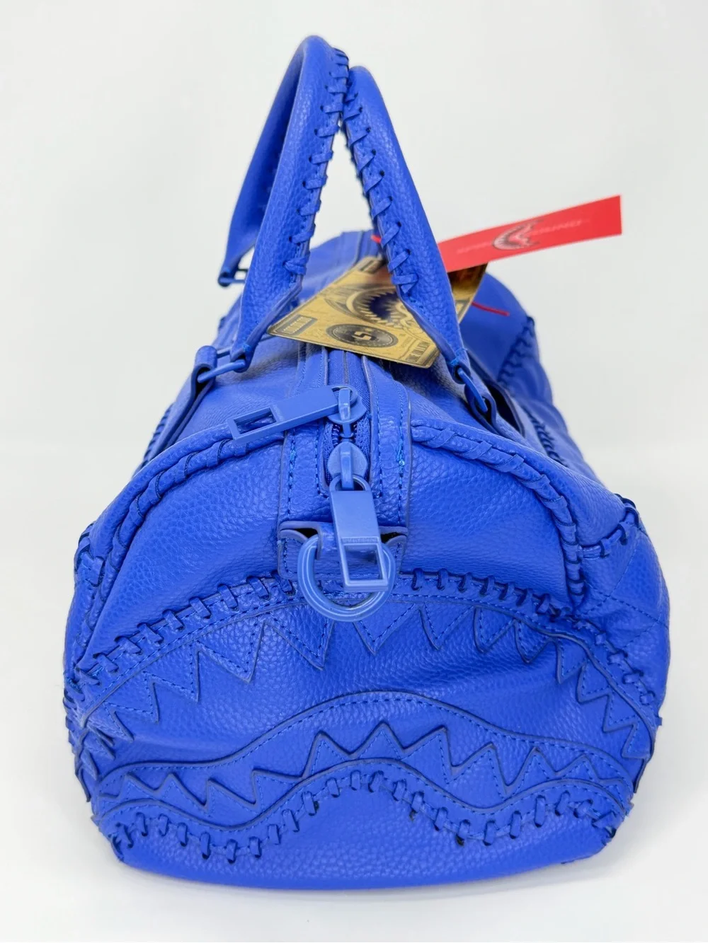 Sprayground Limited Edition Blue Quilted Mini Duffle Bag Crossbody NWT